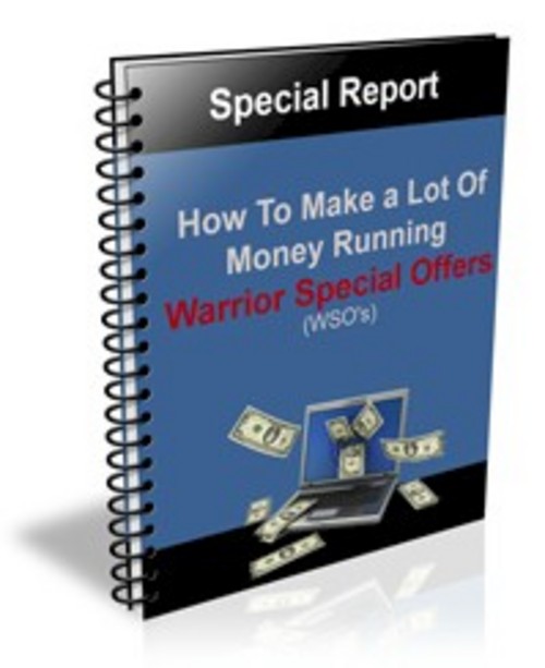 Product picture WSO Report - How To Make A Lot Of Money With PLR